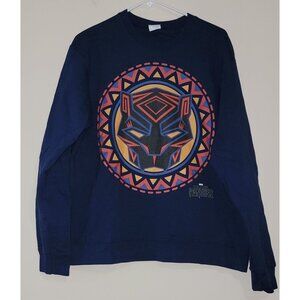 Marvel Black Panther  Navy Blue Sweater SZ  Large